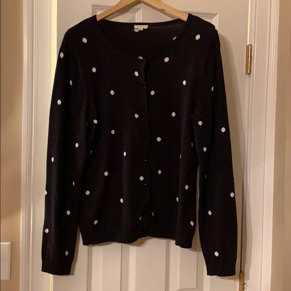 Talbots Sweaters - Talbots Polka-dot Cardigan